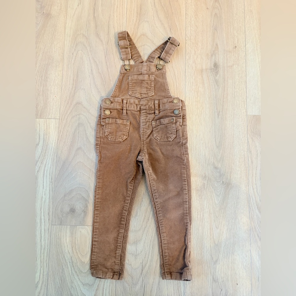 Jamie Kay Corduroy Overalls - Brown